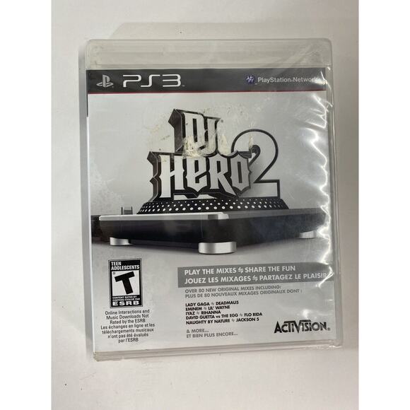 DJ Hero 2 (Sony PlayStation 3, 2010) New in Package 80 mixes - Picture 1 of 4
